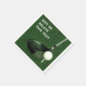 Golf Event Napkins Serviette (Ecke)