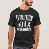 Golf Evolution From Monkey To Men Golfing T-Shirt (Vorderseite)