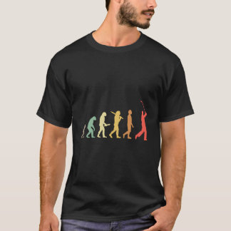 Golf Evolution für Golfer Golfspieler T-Shirt