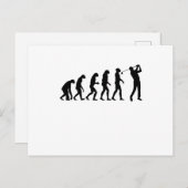 GOLF EVOLUTION Golfkleidung Frauen Kinder Postkarte (Vorne/Hinten)