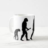 Golf-Evolution Kaffeetasse (Vorderseite Links)