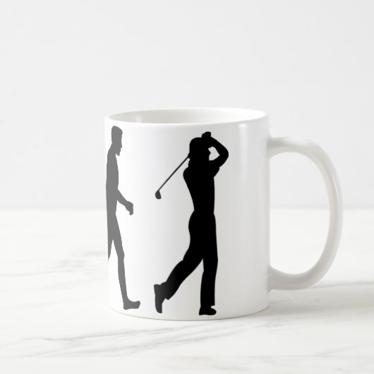 Golf-Evolution Kaffeetasse (Rechts)