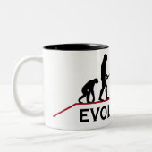 Golf-Evolution Zweifarbige Tasse (Links)