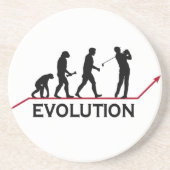 Golf-Evolutions-Untersetzer Untersetzer (Vorne)