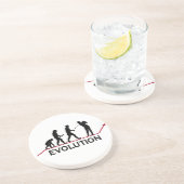 Golf-Evolutions-Untersetzer Untersetzer (Seite)