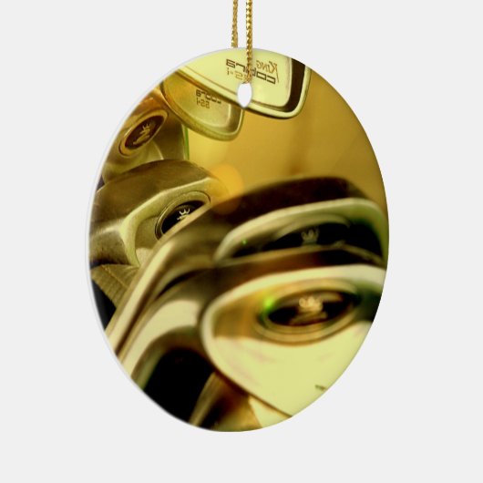 Golf-Fahrer-Verzierung Keramik Ornament (Rechts)