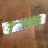 Golf-Fahrrinne Namensplakette (Seite)