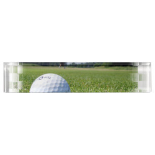 Golf-Fahrrinne Namensplakette