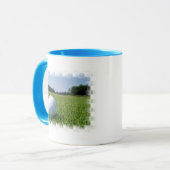 Golf-Fahrrinnen-Kaffee-Tasse Tasse (Vorderseite Links)