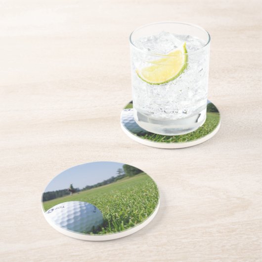 Golf-Fahrrinnen-Untersetzer Getränkeuntersetzer (Seite)