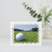 Golf Fairway Postkarte (Stehend Vorderseite)