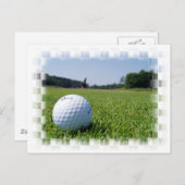 Golf Fairway Postkarte (Vorne/Hinten)