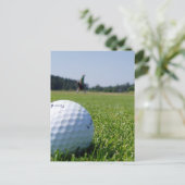 Golf Fairway Postkarte (Stehend Vorderseite)
