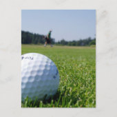 Golf Fairway Postkarte (Vorderseite)