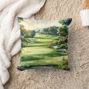 Golf Fairway und Putting Green Kissen