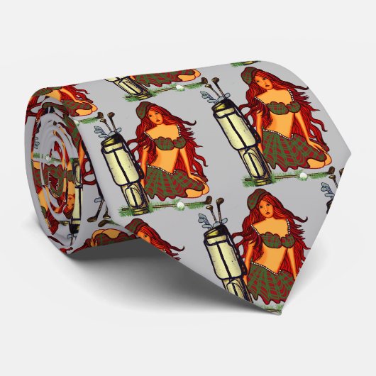 Golf Fairy Krawatte (Gerollt)