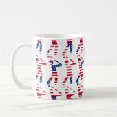 GOLF FAN Beste GRANDMA je Personalisierte US-Flagg Kaffeetasse (Links)