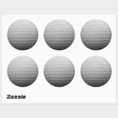 Golf Fan Golf Player Geschenksticker Runder Aufkleber (Blatt)