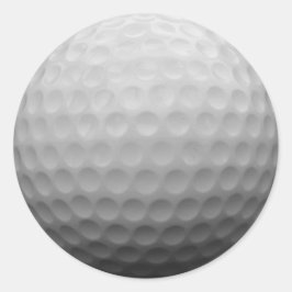 Golf Fan Golf Player Geschenksticker Runder Aufkleber