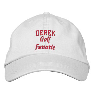 Golf Fanatic Individuelle Name Bestickte Baseballkappe