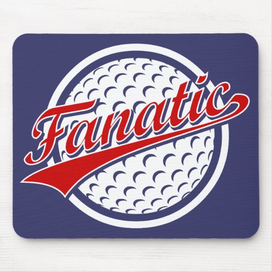 Golf-Fanatiker Mousepad (Vorne)