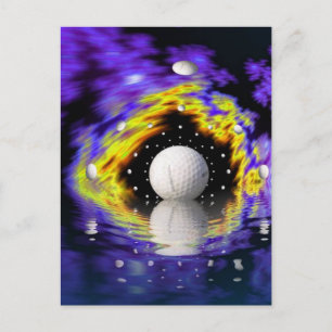 Golf Fantasy Postcard Postkarte