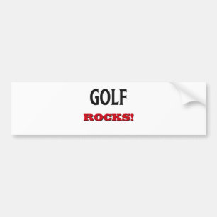 Golf-Felsen Autoaufkleber