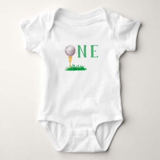 Golf First Birthday Shirt (Vorderseite)