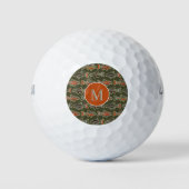 Golf & Fishing Bachforelle Orange Gran Green Golfball (Vorderseite)