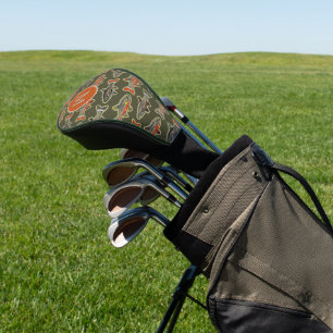 Golf & Fishing Bachforelle Orange Gran Green Headcover