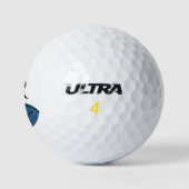 Golf Flag und Club Monogram Golfball (Logo)