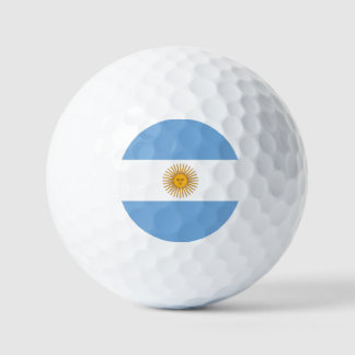 Golf / Flagge / Bandera de Argentina Golfball