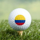 Golf / Flagge / Bandera de Colombia Golfball (Insitu T-Shirt)