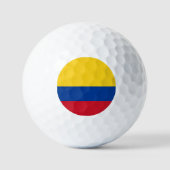 Golf / Flagge / Bandera de Colombia Golfball (Vorderseite)