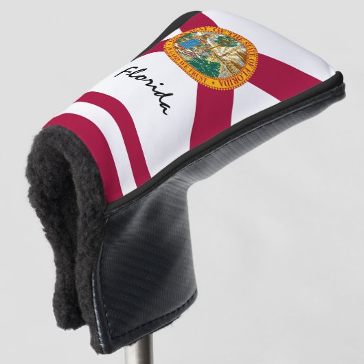 Golf Florida & Florida Flag / Golf Clubs Abdeckung Golf Headcover (3/4 Vorderseite)