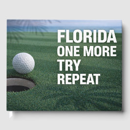 Golf Florida mit Ball auf Grün Gästebuch