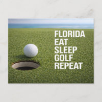Golf Florida mit Ball auf Grün 