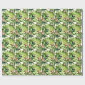 Golf Florida mit Flamingo-Ruhestand Geschenkpapier (Flach)