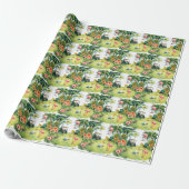 Golf Florida mit Flamingo-Ruhestand Geschenkpapier (Ungerollt)