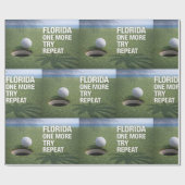 Golf Florida Thema Geschenkpapier (Flach)