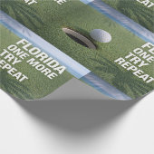 Golf Florida Thema Geschenkpapier (Ecke)