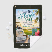 Golf Florida Thema Golfhandtuch (Insitu)