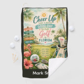 Golf Florida Thema Golfhandtuch (Insitu)