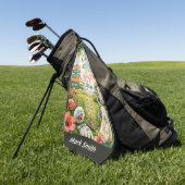 Golf Florida Thema Golfhandtuch (Gras)