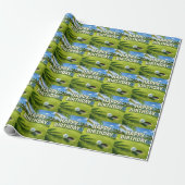 Golf Florida Thema Happy Birthday  Geschenkpapier (Ungerollt)