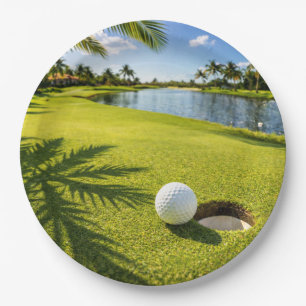 Golf Florida Thema Pappteller