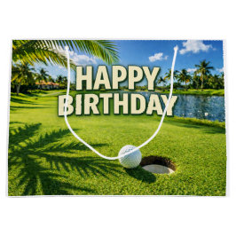 Golf Florida Thema Zum Geburtstag Große Geschenktüte
