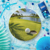 Golf Florida themed  Pappteller (Party)