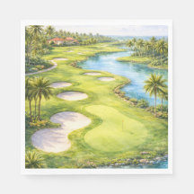 Golf Florida Themen Servietten
