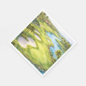 Golf Florida Themen Servietten (Ecke)
